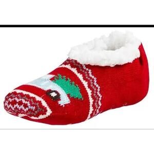 Northeast Outfitters Youth Cozy Cabin Holiday Christmas Tree Socks, Red, M